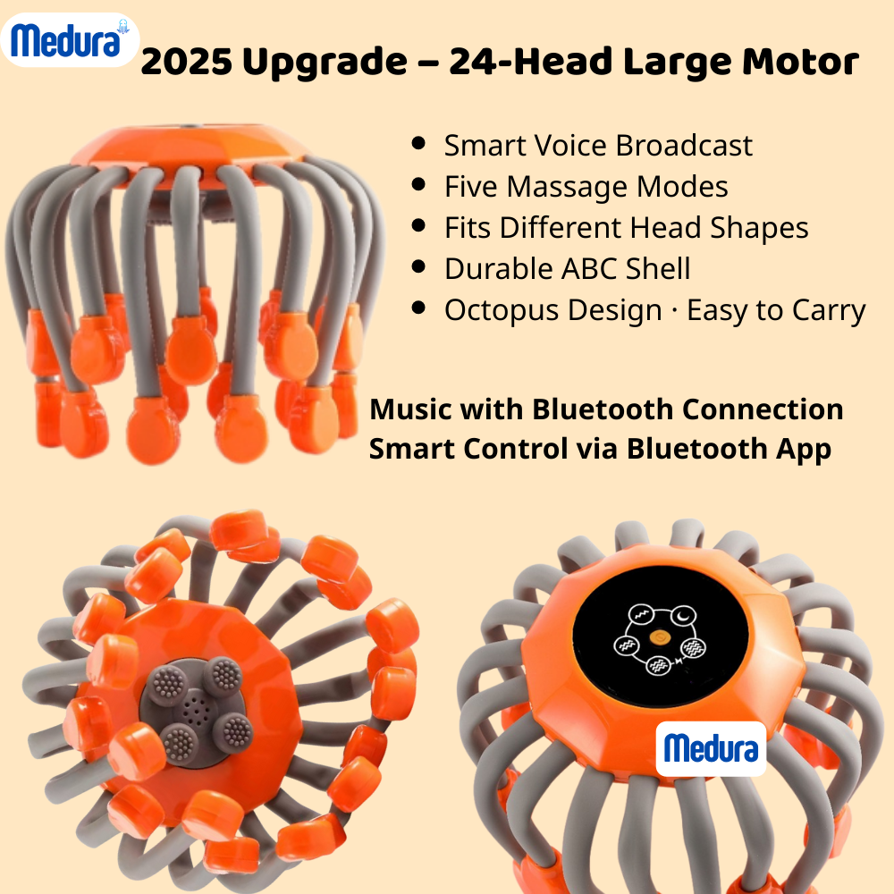 Octopus Head Massager 24 claws