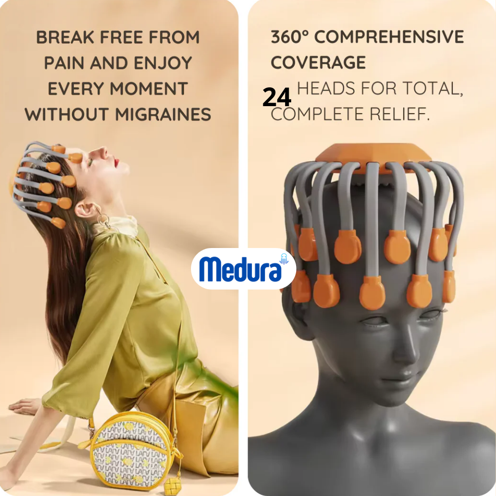 Octopus Head Massager 24 claws