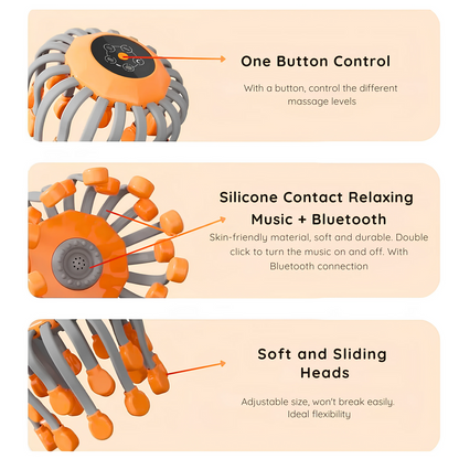 Octopus Head Massager 20 claws
